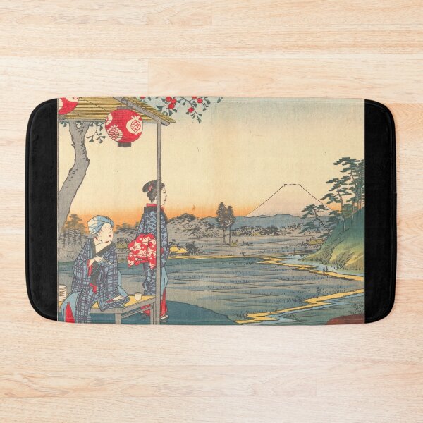 Item preview, Two women at a teahouse overlooking Mount Fuji designed and sold by killies.
