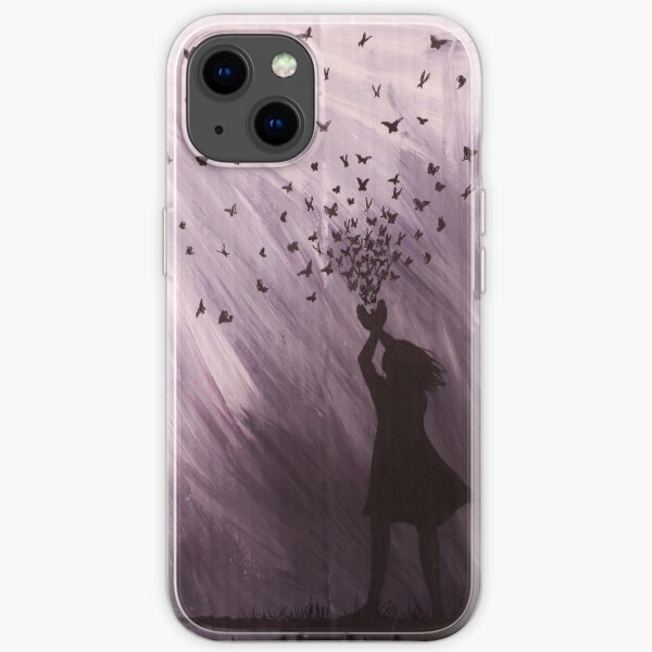Butterfly Girl iPhone Soft Case