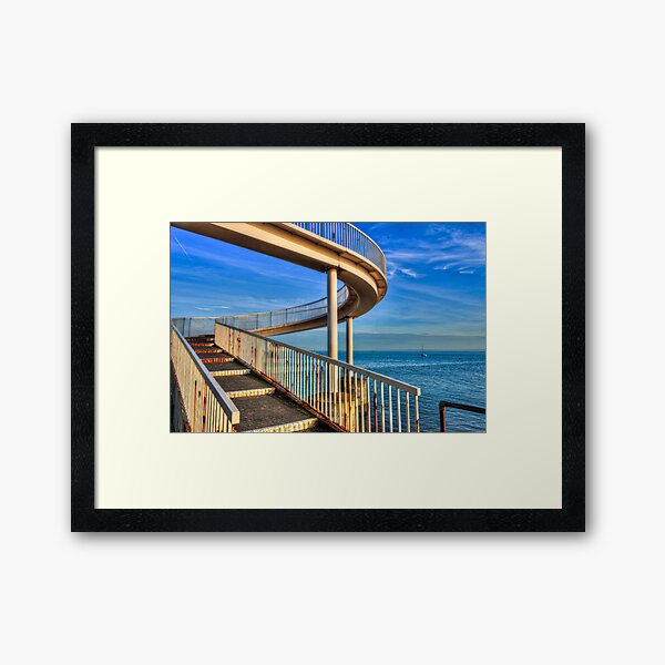 Down to the Beach Framed Art Print