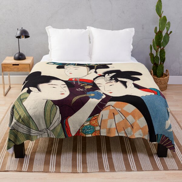 Item preview, Utamaro Kitagawa - Three Young Women designed and sold by Hangastudio.