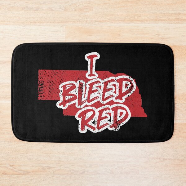 Item preview, Nebraska State Pride - I Bleed Red designed and sold by Creatively Torn.