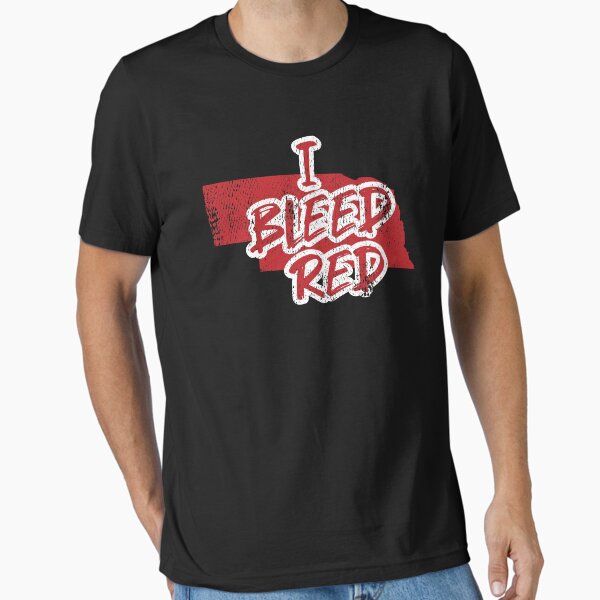 Nebraska State Pride - I Bleed Red Essential T-Shirt
