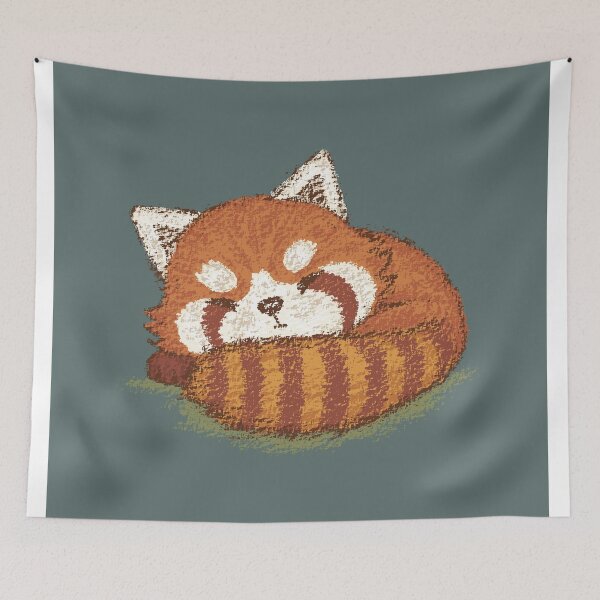 Item preview, Red panda sleeping designed and sold by Toru Sanogawa.