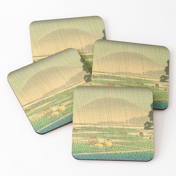 Item preview, Fukeiga - Rice paddies during the rain storm designed and sold by killies.