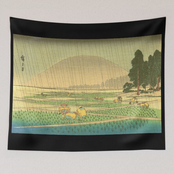 Item preview, Fukeiga - Rice paddies during the rain storm designed and sold by killies.