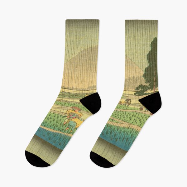 Item preview, Fukeiga - Rice paddies during the rain storm designed and sold by killies.