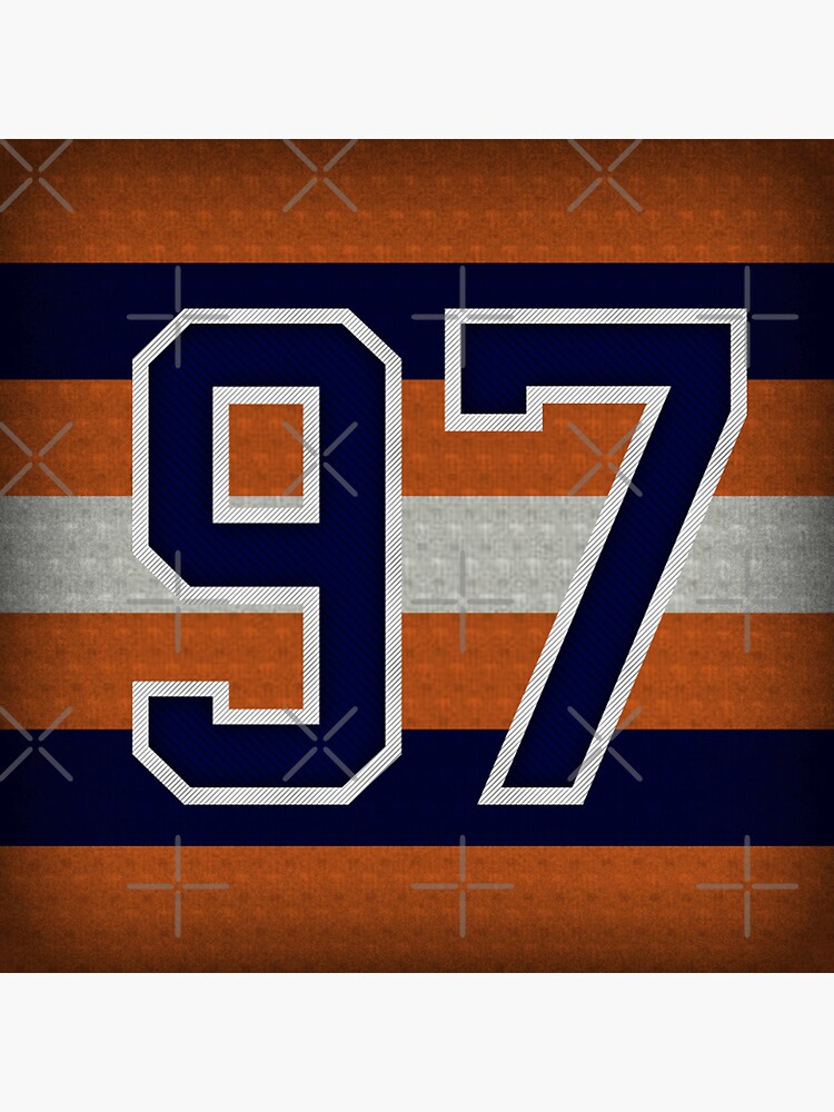 "mcdavid jersey numbers" Sticker for Sale by msdvntr Redbubble