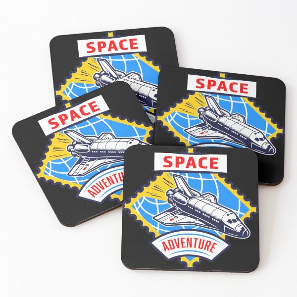 Item preview, Retro Skull Space Adventure Shuttle designed and sold by RetroSkullArt.