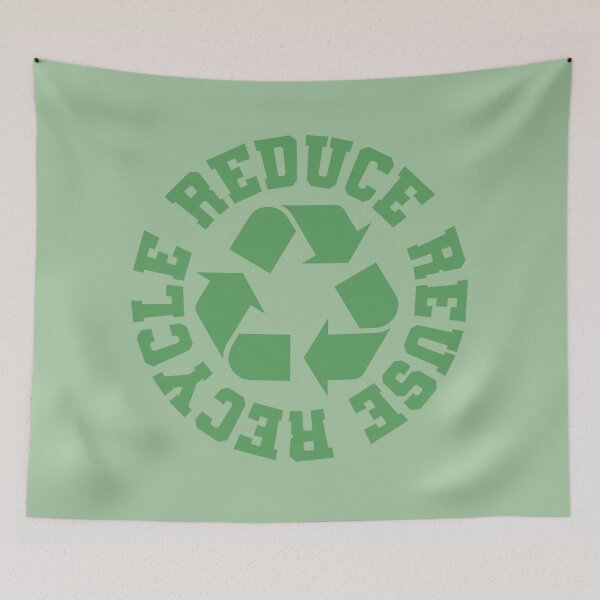 Item preview, reduce reuse recycle designed and sold by gingerlouls.