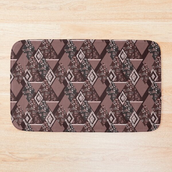 Item preview, brown, patchwork, brown patchwork, retro, patches designed and sold by fuzzyfox.