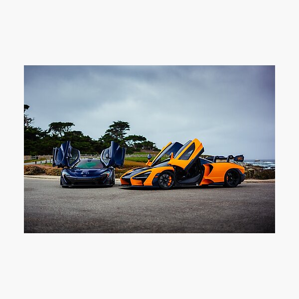 McLaren Senna and P1 Photographic Print