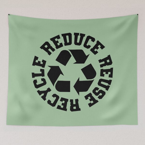 Item preview, reduce reuse recycle designed and sold by gingerlouls.