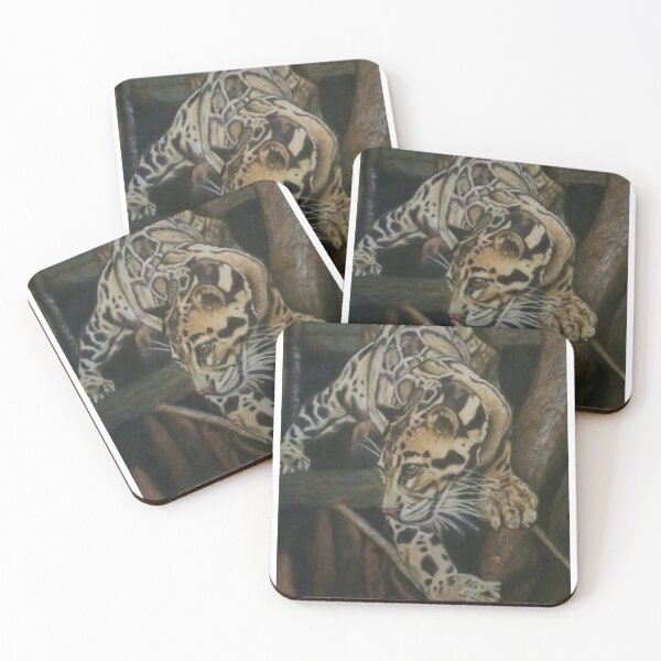 Item preview, Focused - Clouded Leopard designed and sold by Sandi Dornhecker Art.