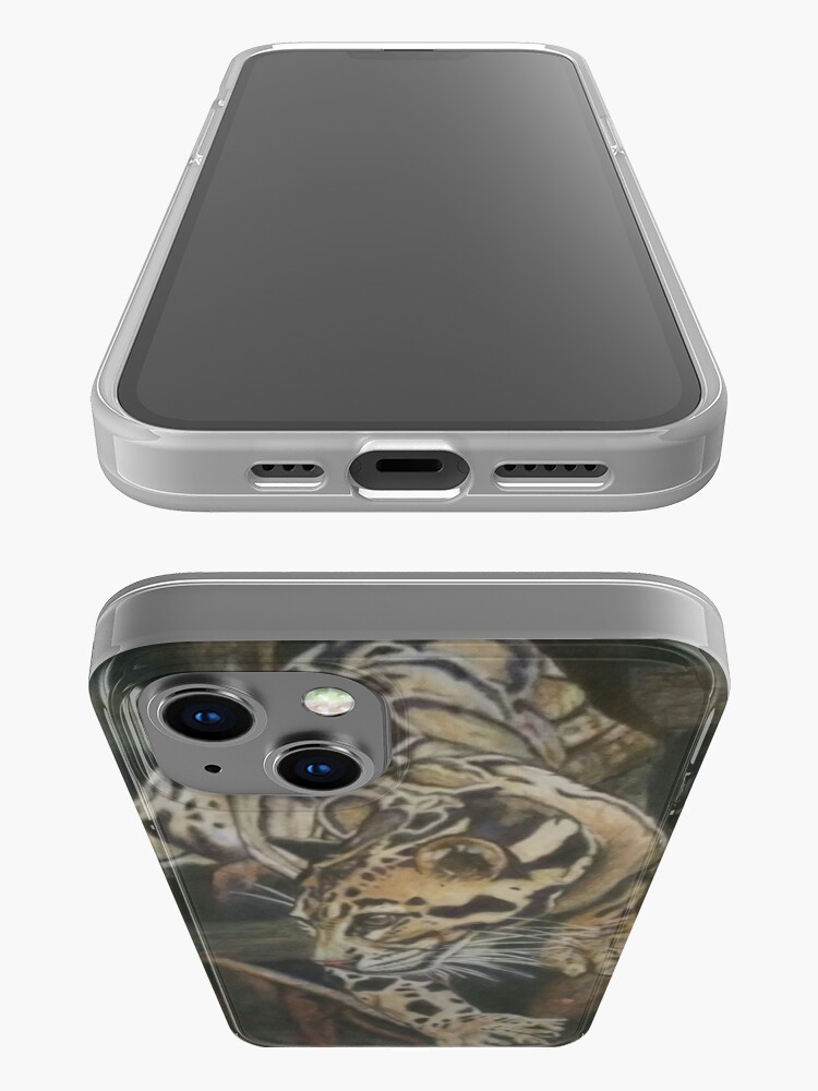 Alternate view of Focused - Clouded Leopard iPhone Case
