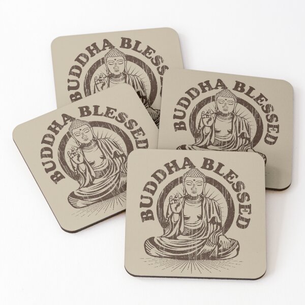 Item preview, Vintage Style Buddha Blessed designed and sold by Alli Well.