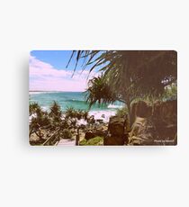 THE WOODEN WALKWAY Metal Print