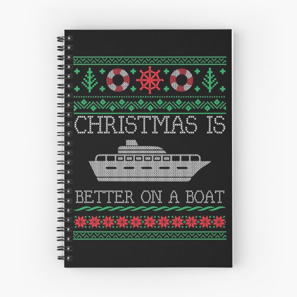 Item preview, Boating Christmas Is Better On Pontoon Boat Ugly Christmas Sweater designed and sold by mrsmitful.
