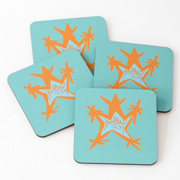 Item preview, Blue Star Orange Stars designed and sold by Benjamin L.M..