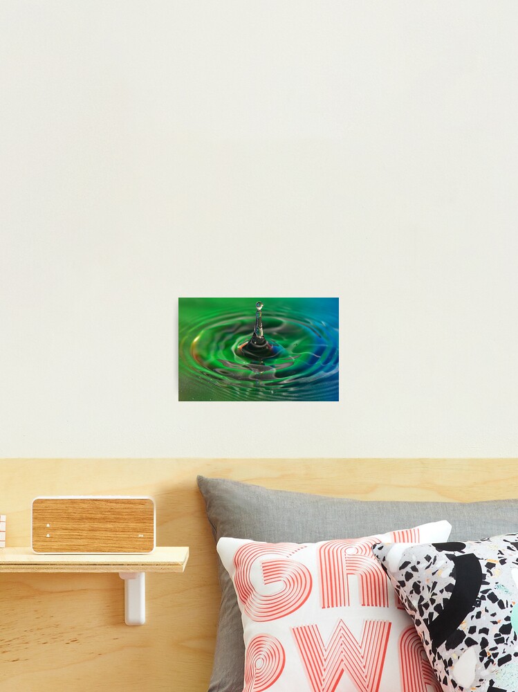 Thumbnail 2 of 3, Photographic Print, Water Drop designed and sold by RICHARDW.