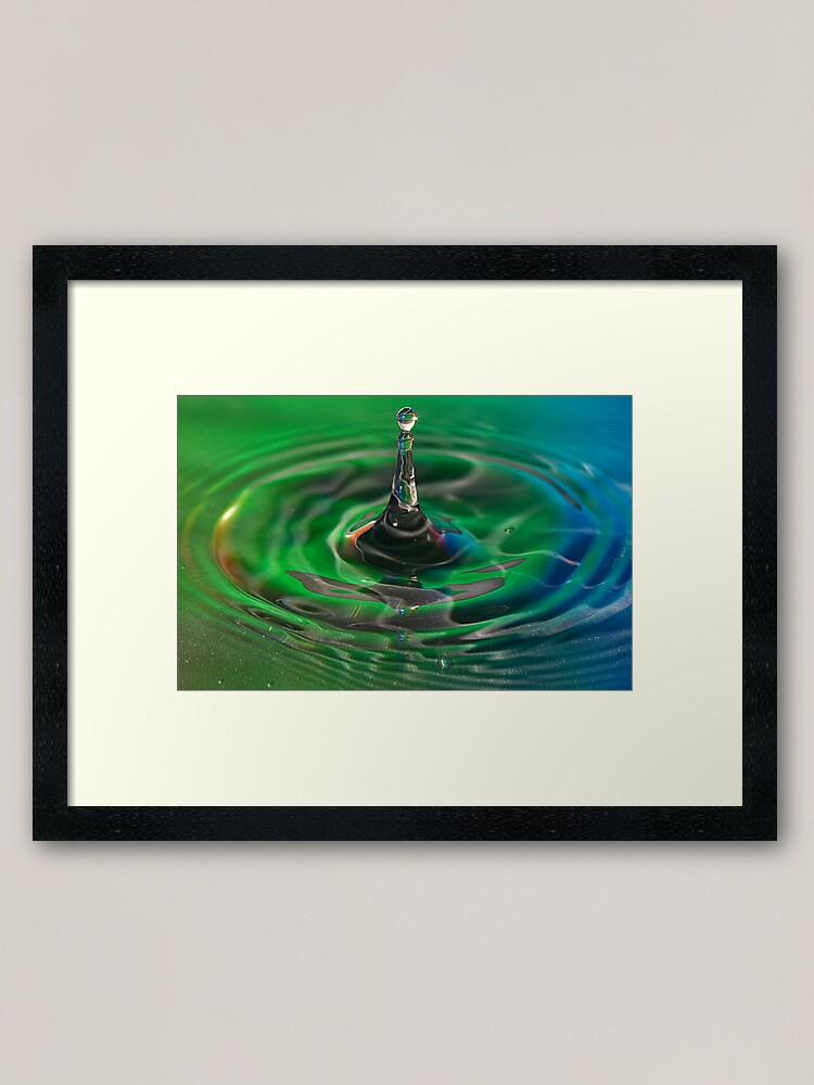 Alternate view of Water Drop Framed Art Print