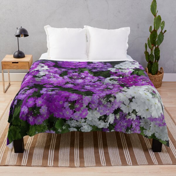 Item preview, Elegant Blooming Purple and White Spring Flowers designed and sold by ALifeSavored.