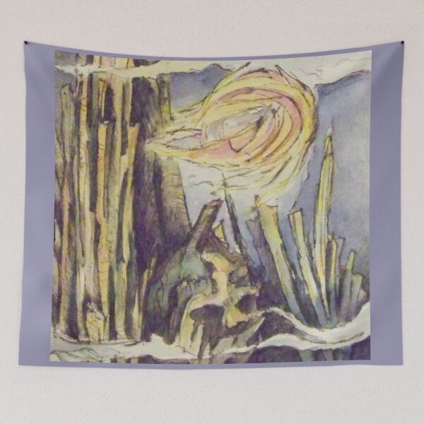 Item preview, Fireball over Skull Peak designed and sold by WatersEdgeGal.