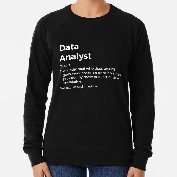 Data Analyst Definition Lightweight Sweatshirt