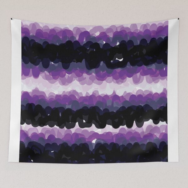 Item preview, Amethyst Palette Scribble Pattern designed and sold by SmirkingDesigns.