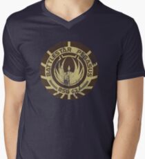 Battlestar Pegasus Men's V-Neck T-Shirt
