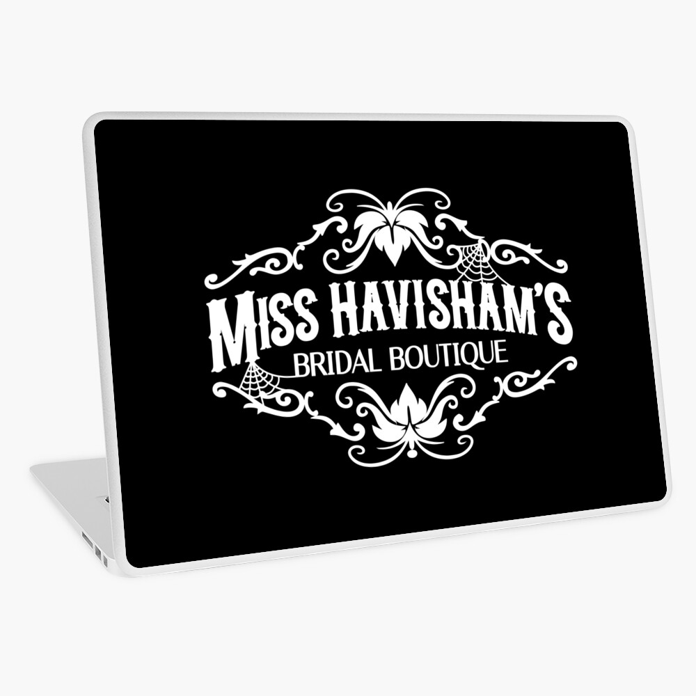 Miss Havisham's Bridal Boutique Laptop Skin