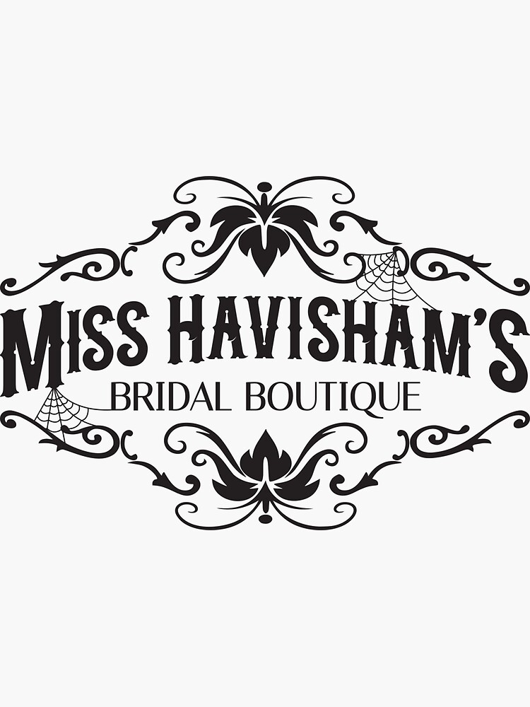 Thumbnail 3 of 3, Sticker, Miss Havisham's Bridal Boutique designed and sold by KatieBuggDesign.