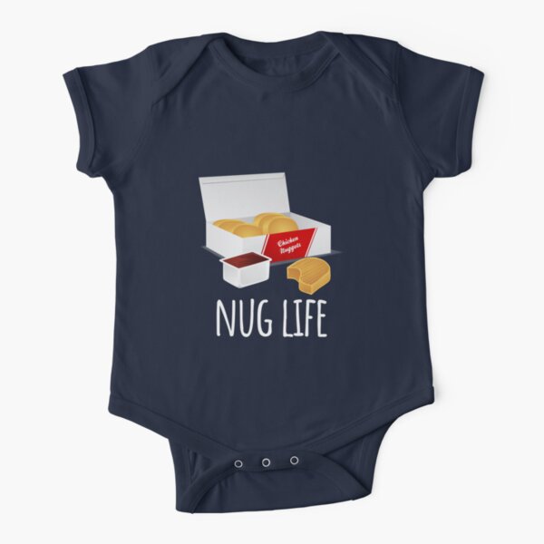 Nug Life - Chicken Nuggets Short Sleeve Baby One-Piece