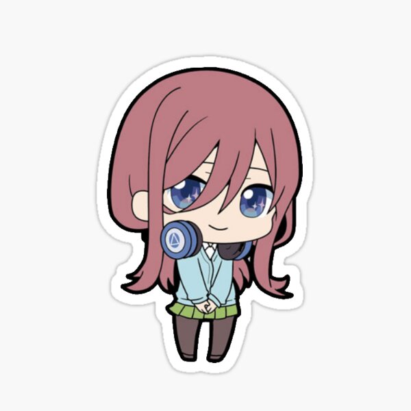 Stickers Quintessential Miku  Anime Stickers Hatsune Miky