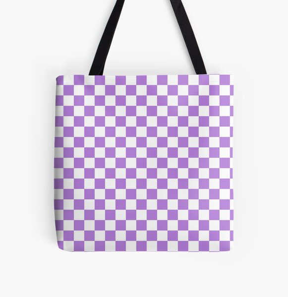 Checkerboard Pattern Tote Bag by Rose Gold