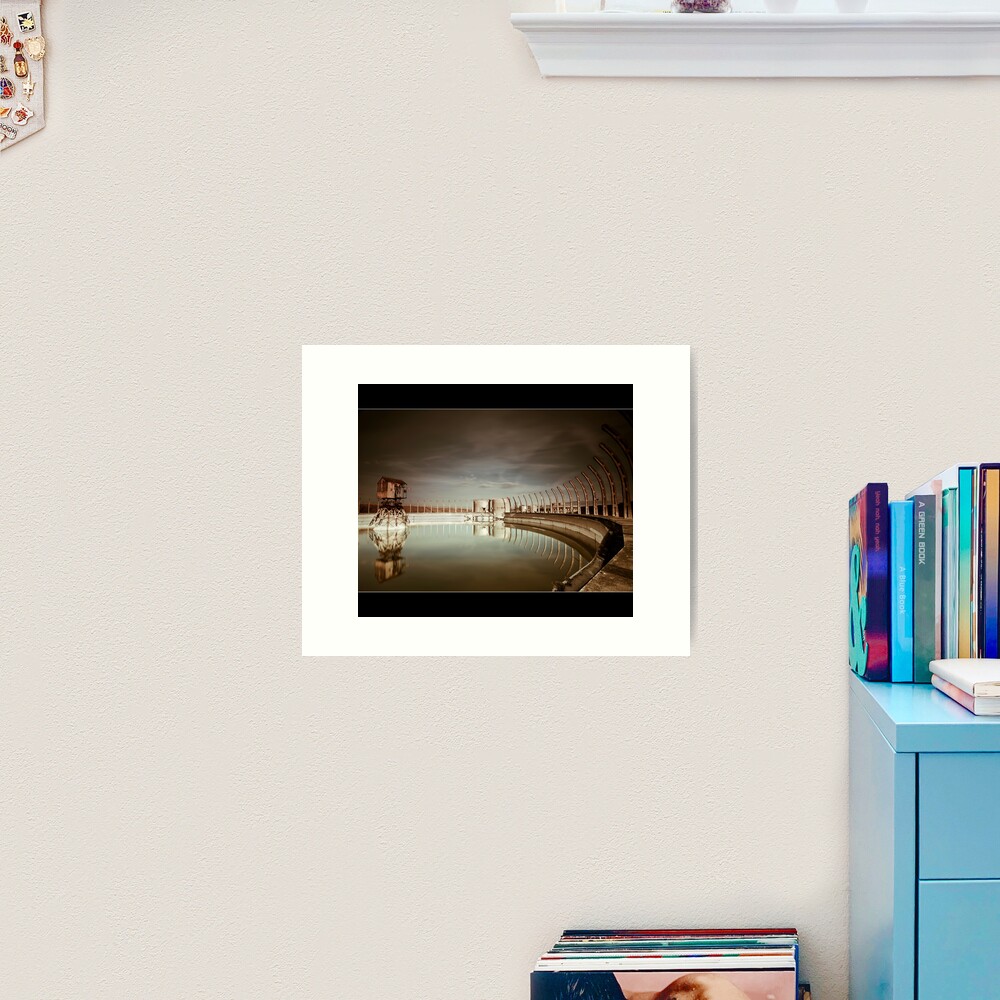 A shed on stilts Art Print