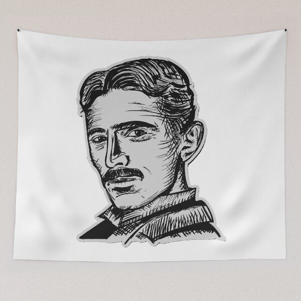 Item preview, Tesla hand drawing. designed and sold by emphatic.