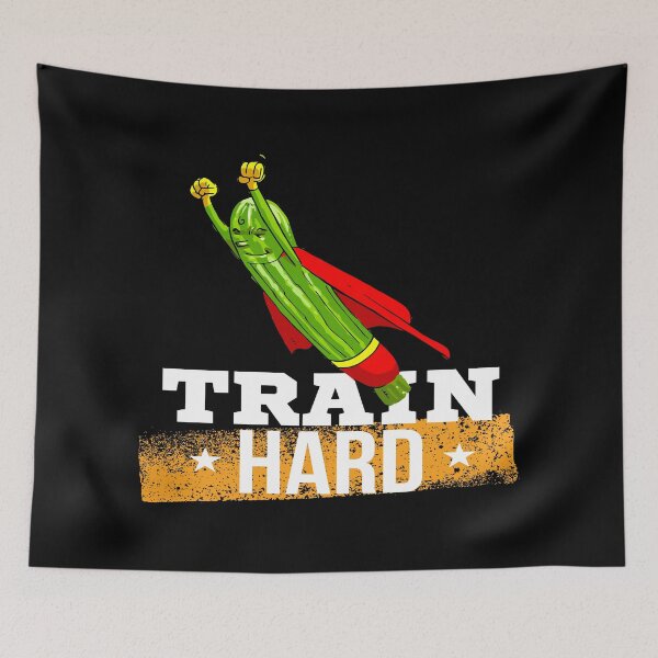 Item preview, Train Hard Super Zucchini Vegetable Courgette Summer Squash designed and sold by ProjectX23.