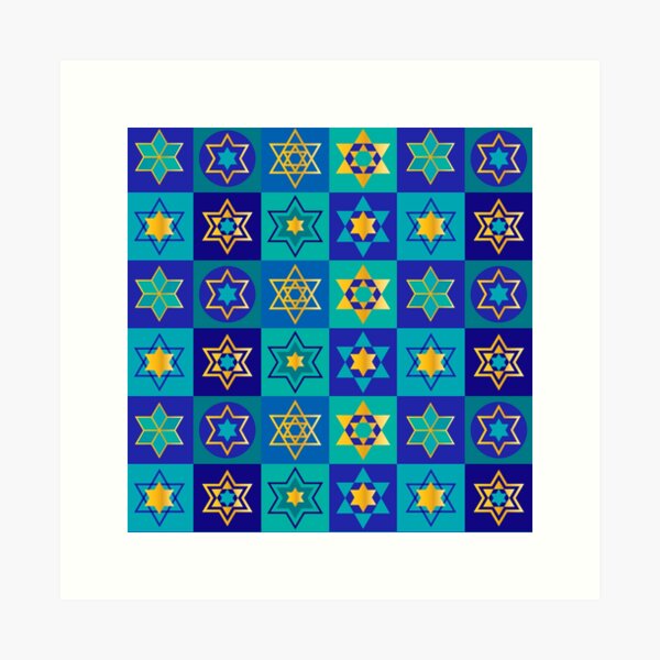 Item preview, Hanukkah Holidays Elegant Star of David Pattern designed and sold by DEC02.