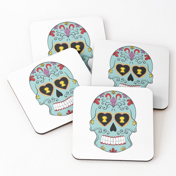 Item preview, sugar skull designed and sold by NellaRosa.