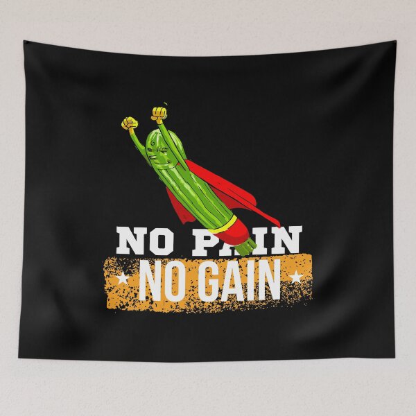 Item preview, No Gain No Pain Super Zucchini Vegetable Courgette Summer Squash designed and sold by ProjectX23.