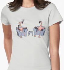 Boston Legal Flamingos Women's Fitted T-Shirt