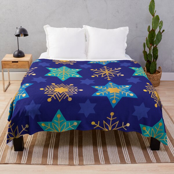 Item preview, Hanukkah Holidays Star of David and Snowflake Pattern designed and sold by DEC02.