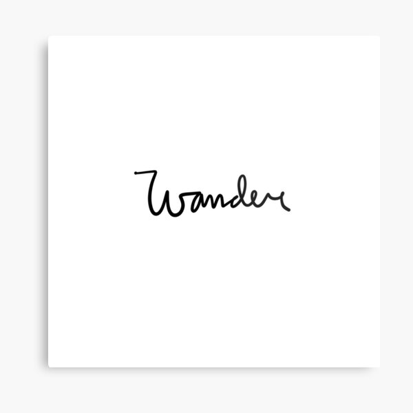 Wander Metal Print