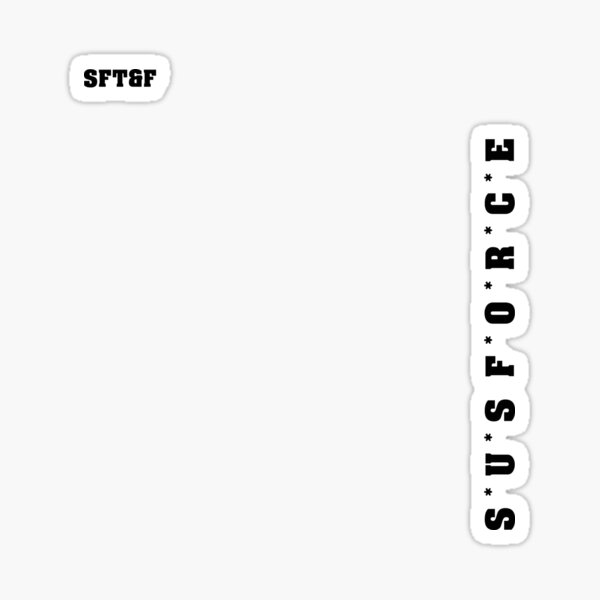 "SUS unit" Sticker for Sale by Hancockthemovie Redbubble