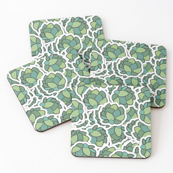 Item preview, Succulent pattern  designed and sold by jellyrelish.