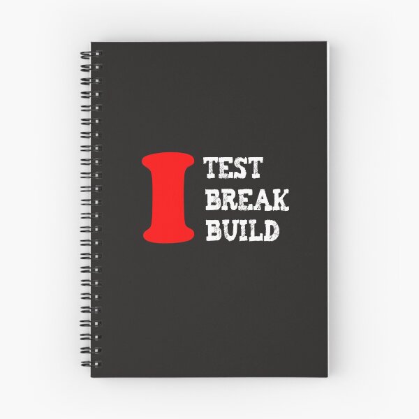 Item preview, I test I break I build - software developer tester programmer nerd geek merch - ideal gift idea designed and sold by ViVedX.