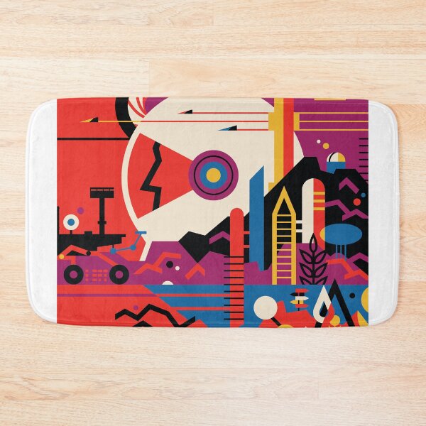 Item preview, Mars. Retro Futurism designed and sold by gtcdesign.