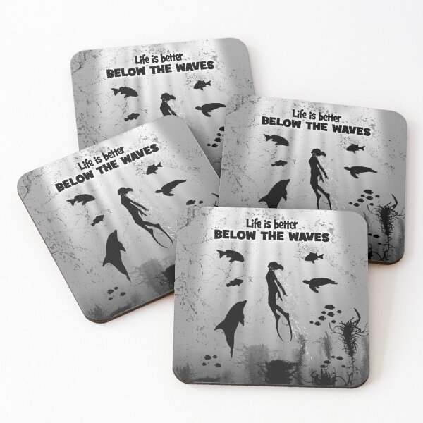 Item preview, Life is better below the waves designed and sold by NicGrayGraphic.