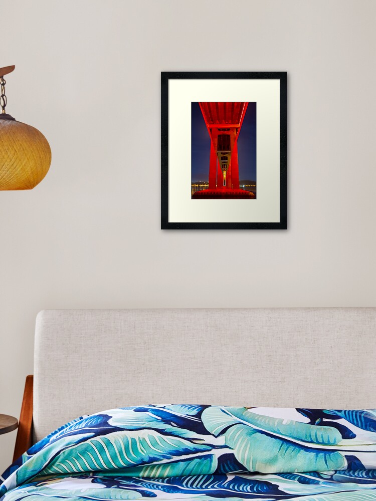 Thumbnail 2 of 7, Framed Art Print, Red Tasman designed and sold by bcshort.