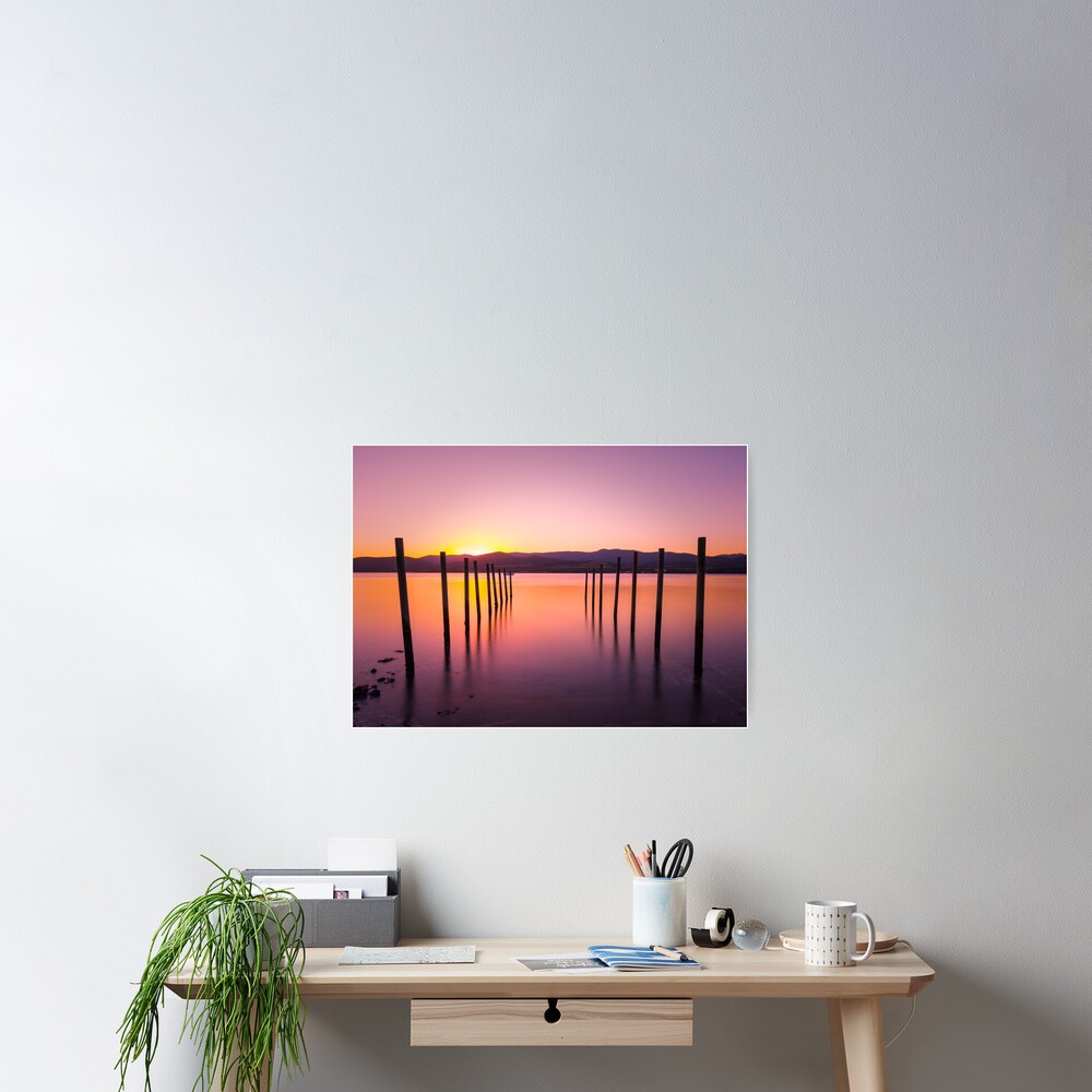 Sunset at Howden Poster